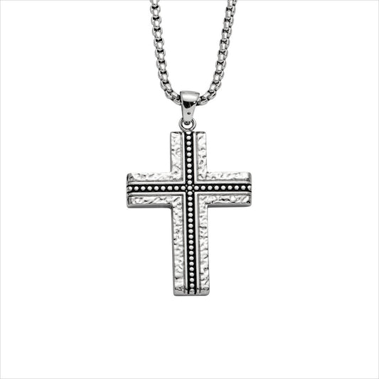 Stahlcollier Kreuz