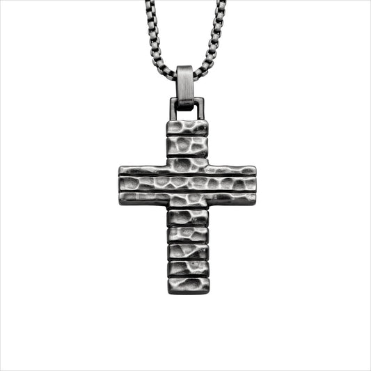Stahlcollier Kreuz