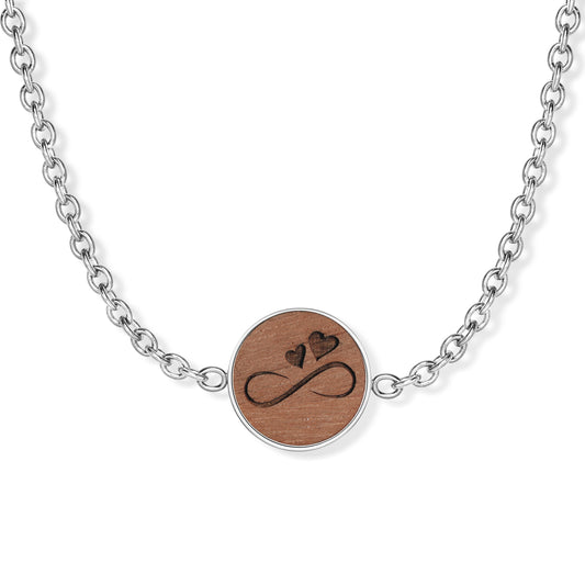 CRYSTALP - Wooden Infinity Bracelet - CRYSTAL UNTERBERGER