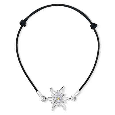 CRYSTALP - simone edelweiss bracelet  17mm unisize - CRYSTAL UNTERBERGER