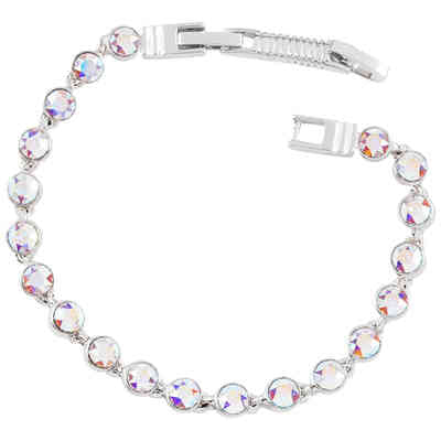 CRYSTALP - tennis small bracelet  5mm 18+2cm - CRYSTAL UNTERBERGER