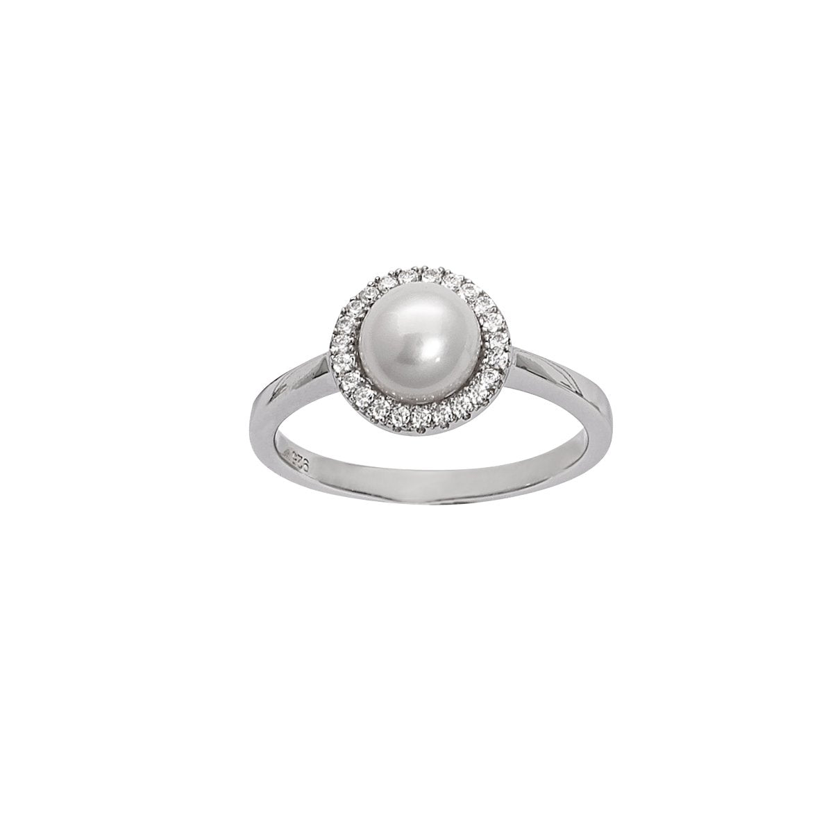 Silberring Perle #52