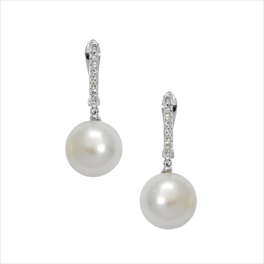 Silberohrschmuck Perle 10.0