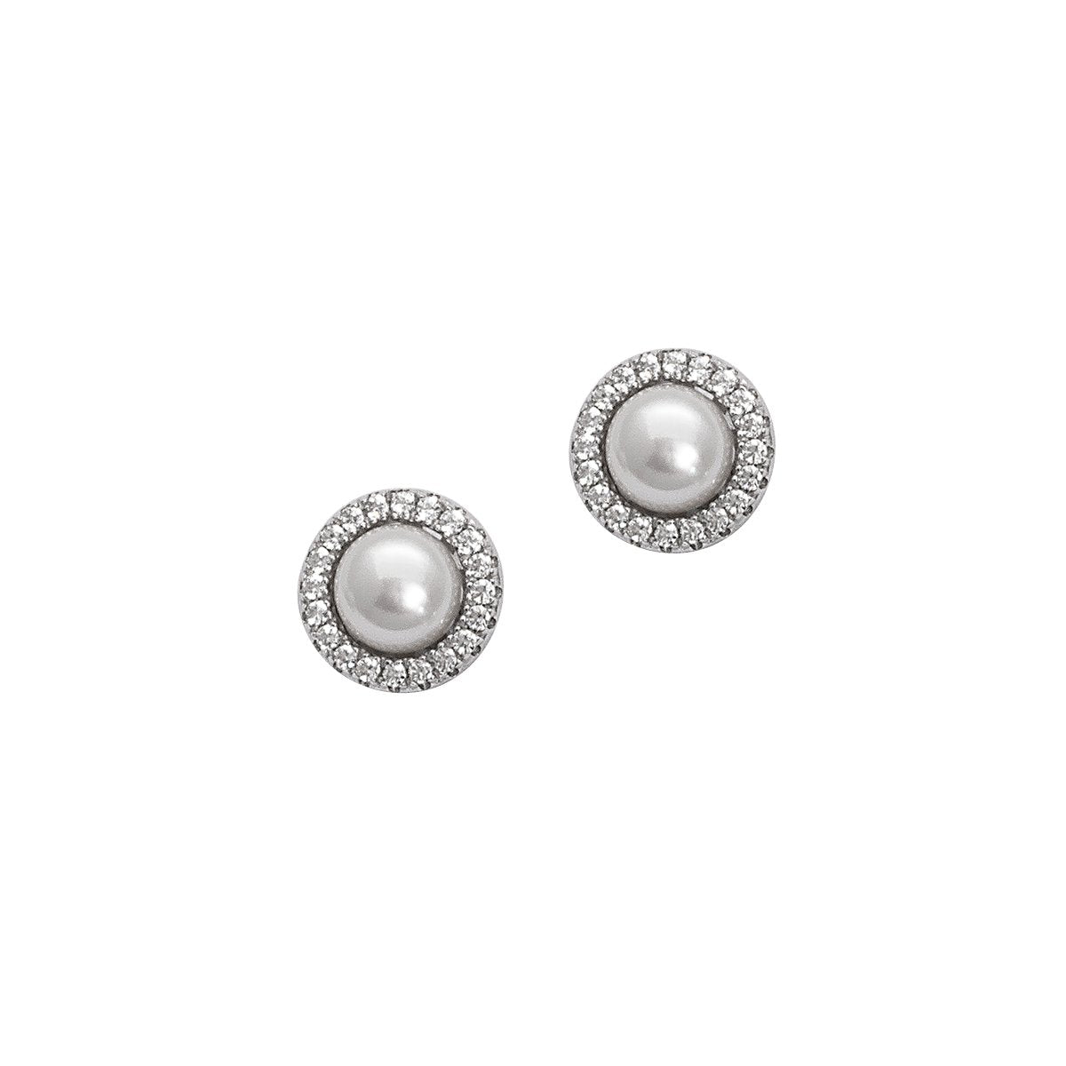 Silberohrschmuck Perle