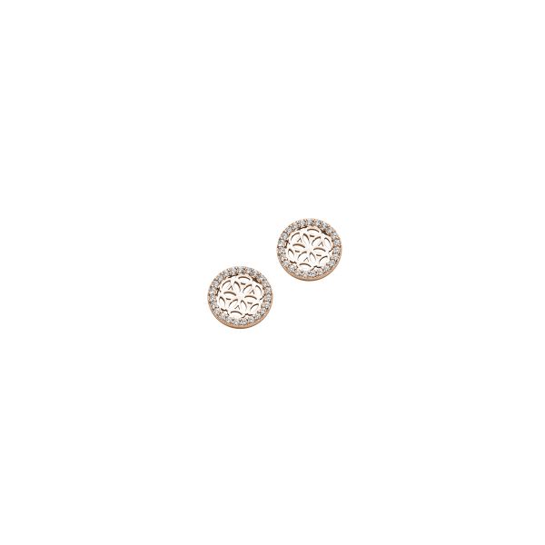 Auranto - Silberohrschmuck Blume des Lebens - CRYSTAL UNTERBERGER