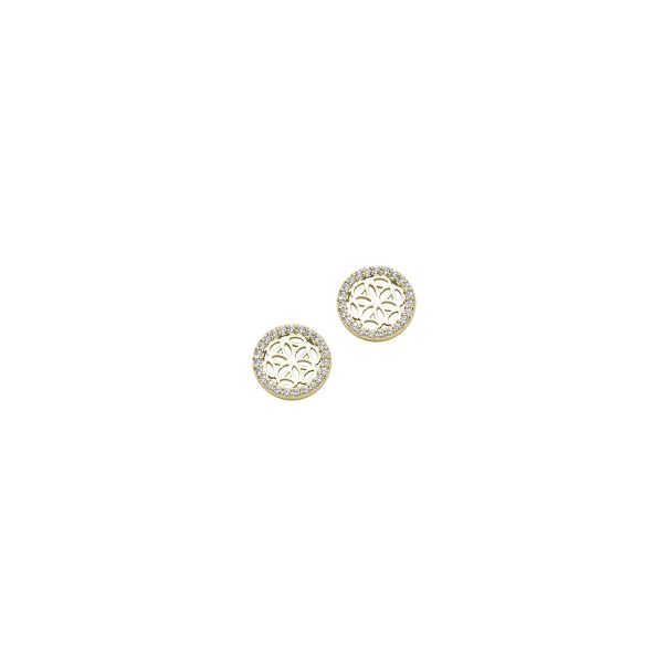 Auranto - Silberohrschmuck Blume des Lebens - CRYSTAL UNTERBERGER