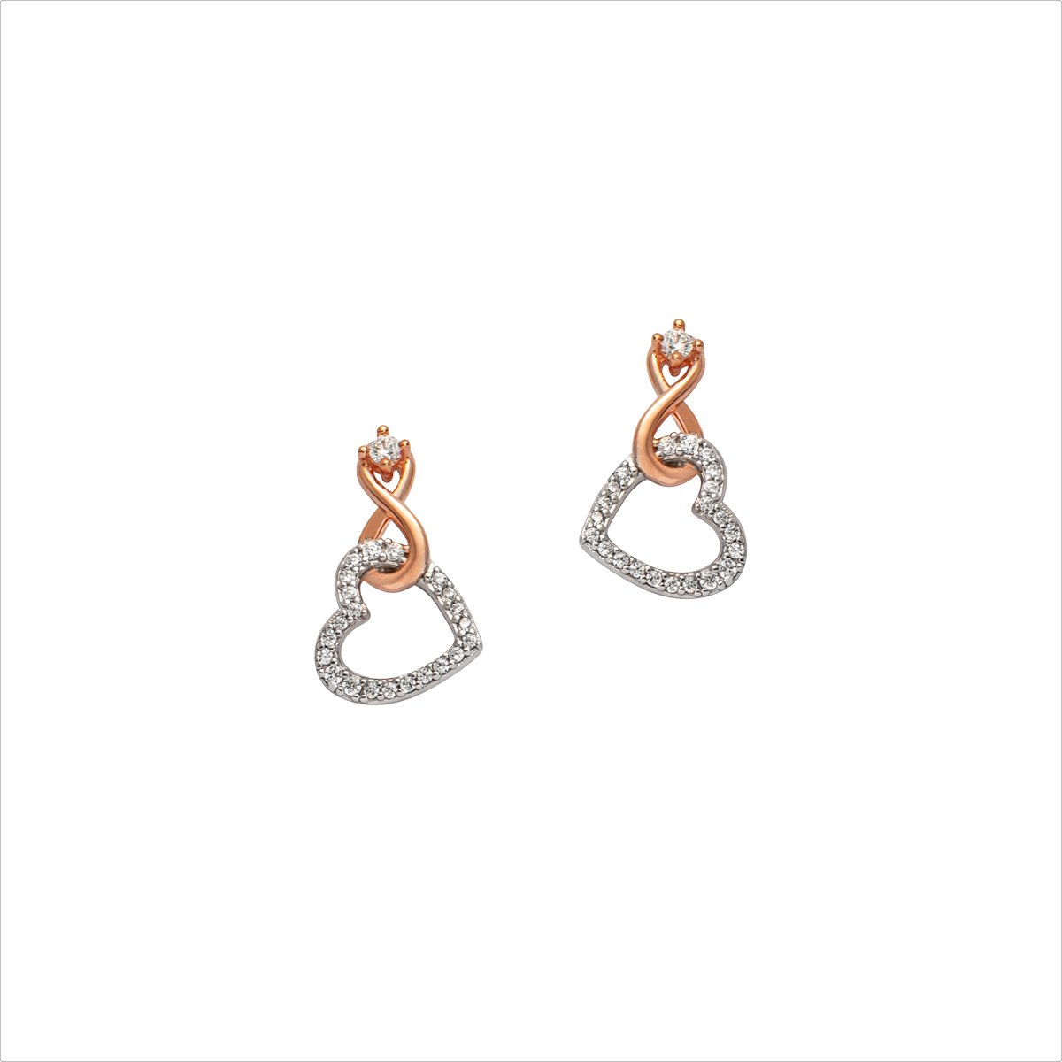 Silberohrschmuck Herz