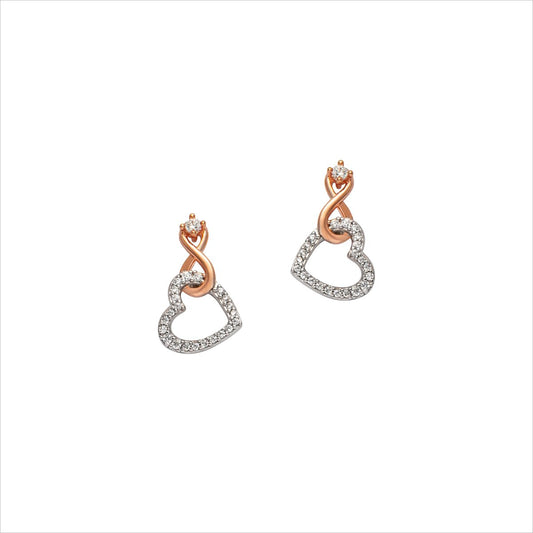 Silberohrschmuck Herz