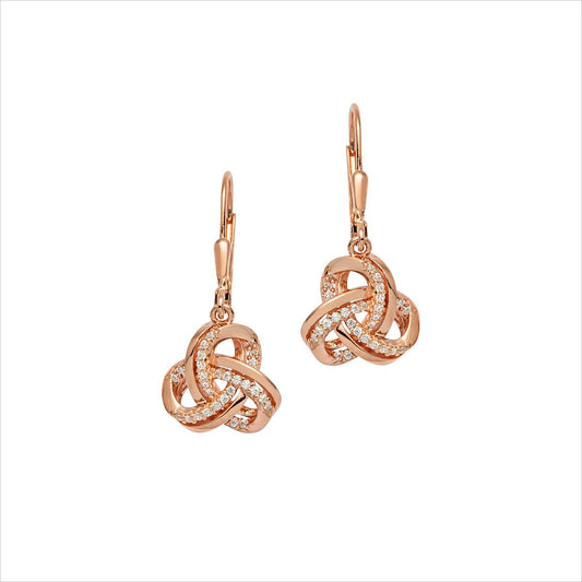 Silberohrschmuck rose
