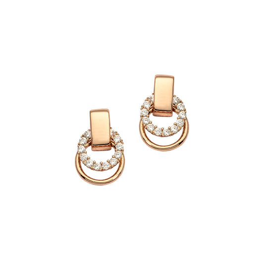 Auranto - Silberohrschmuck rosé - CRYSTAL UNTERBERGER
