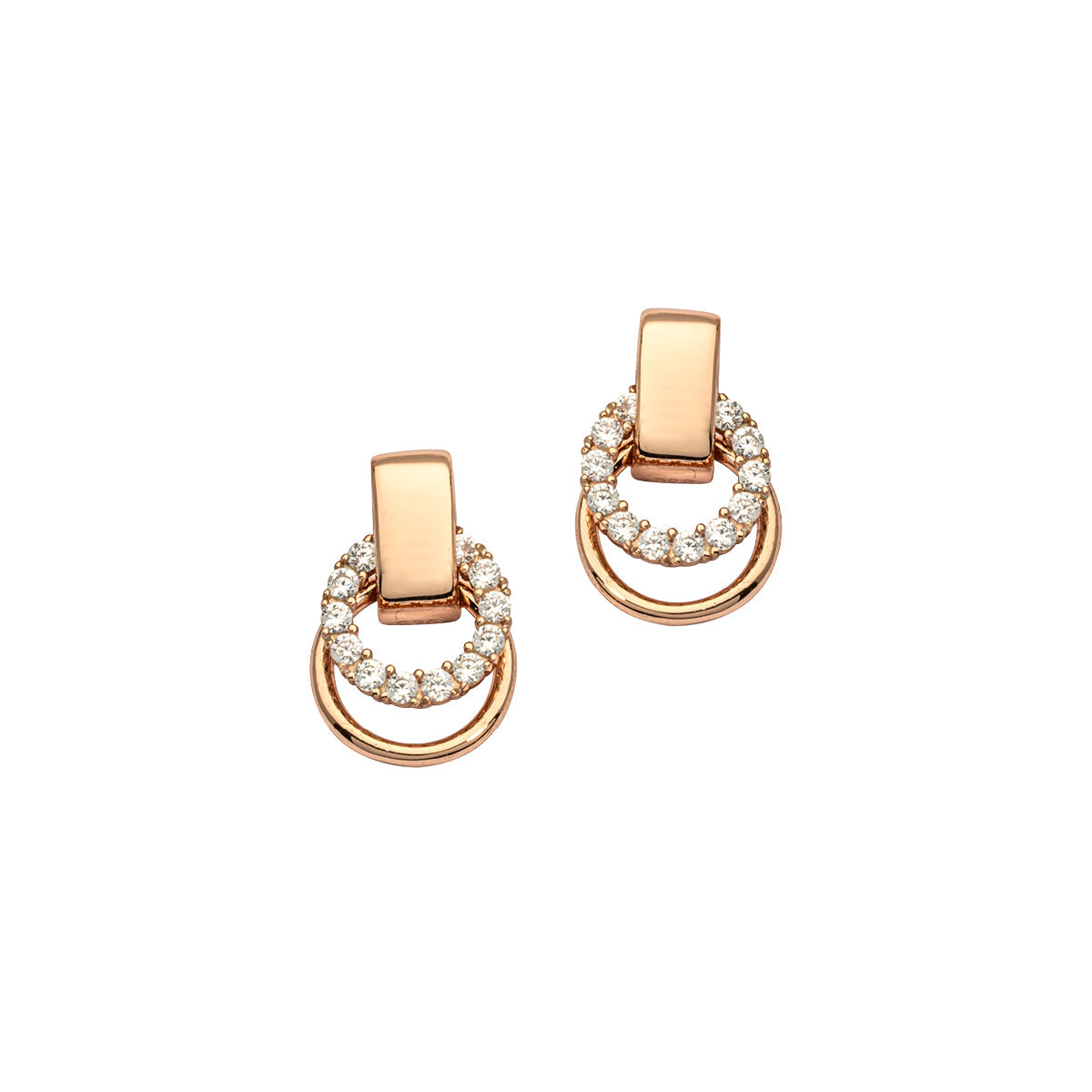 Auranto - Silberohrschmuck rosé - CRYSTAL UNTERBERGER