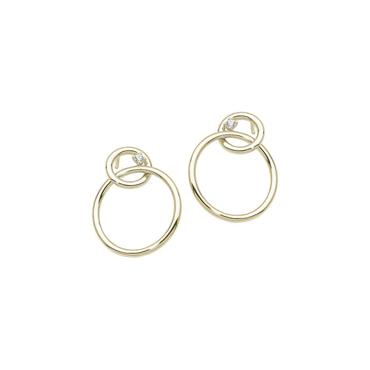 Auranto - Silberohrschmuck gold - CRYSTAL UNTERBERGER