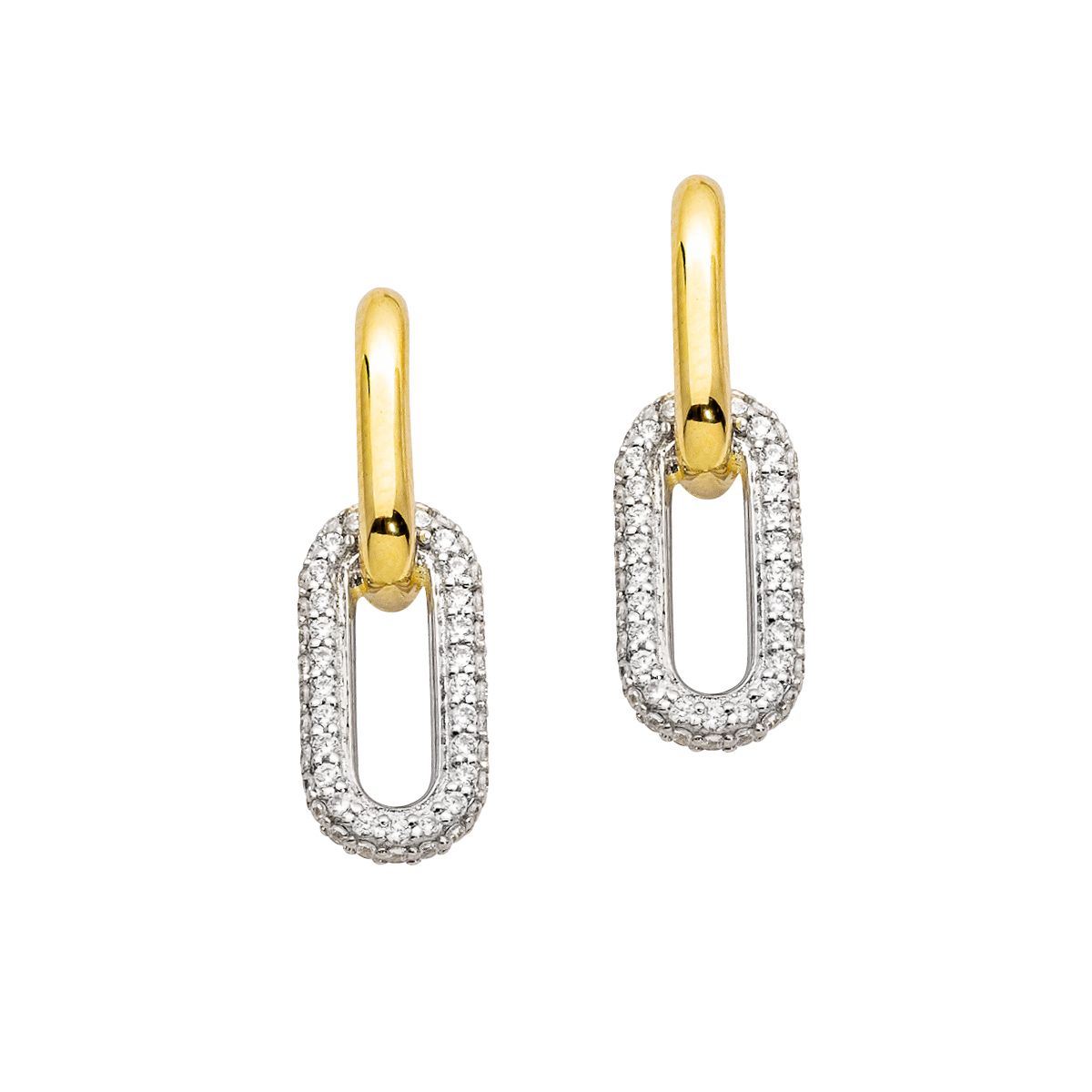 Silberohrschmuck gold - CRYSTAL UNTERBERGER