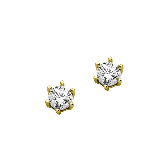 Silberohrschmuck 3.0 gold - CRYSTAL UNTERBERGER