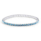 CRYSTALP - ricarda square bracelet3mm 18,5cm elastic - CRYSTAL UNTERBERGER