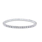 CRYSTALP - ricarda square bracelet3mm 18,5cm elastic - CRYSTAL UNTERBERGER
