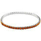 CRYSTALP - ricarda square bracelet3mm 18,5cm elastic - CRYSTAL UNTERBERGER