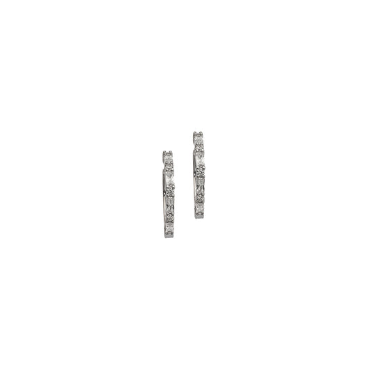 Auranto - Silbercreole weiß - CRYSTAL UNTERBERGER