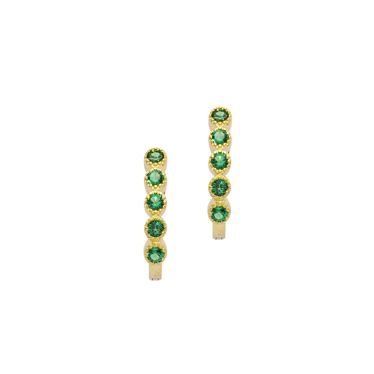 Silbercreole gold-grün - CRYSTAL UNTERBERGER