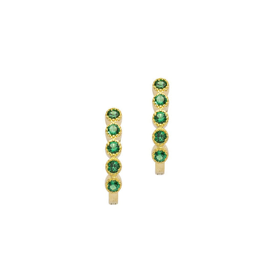 Silbercreole gold-grün - CRYSTAL UNTERBERGER