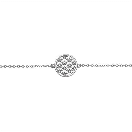 Auranto - Silberarmband Blume des Lebens - CRYSTAL UNTERBERGER