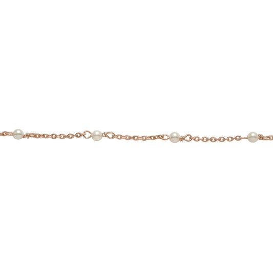 Auranto - Silberarmband Perle rosé - CRYSTAL UNTERBERGER