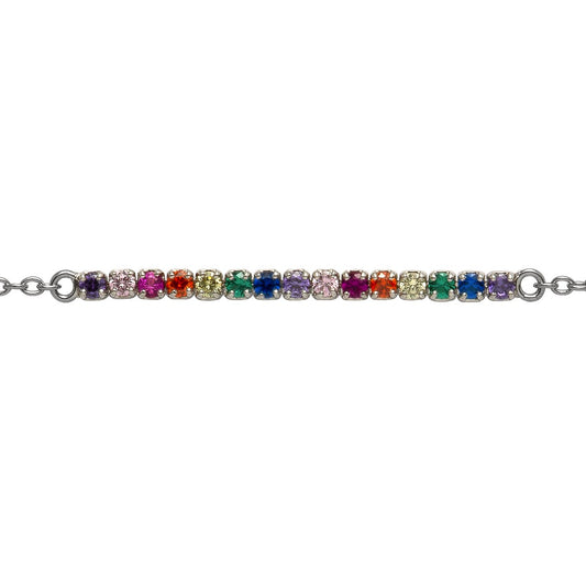 Silberarmband multicolor