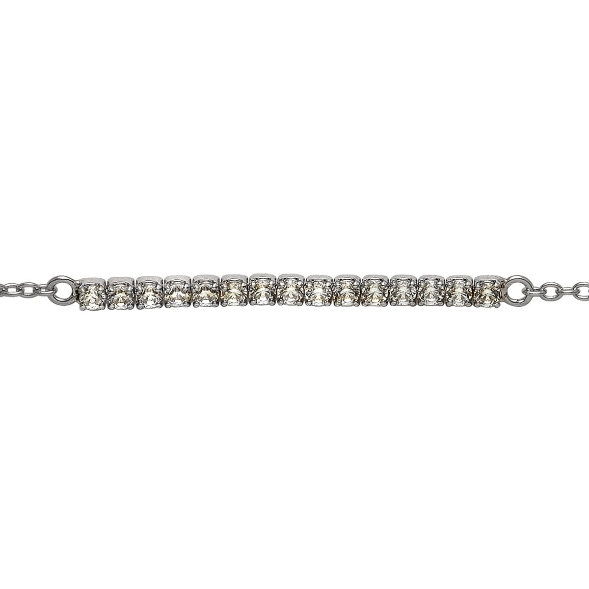 Silberarmband silber/weiß