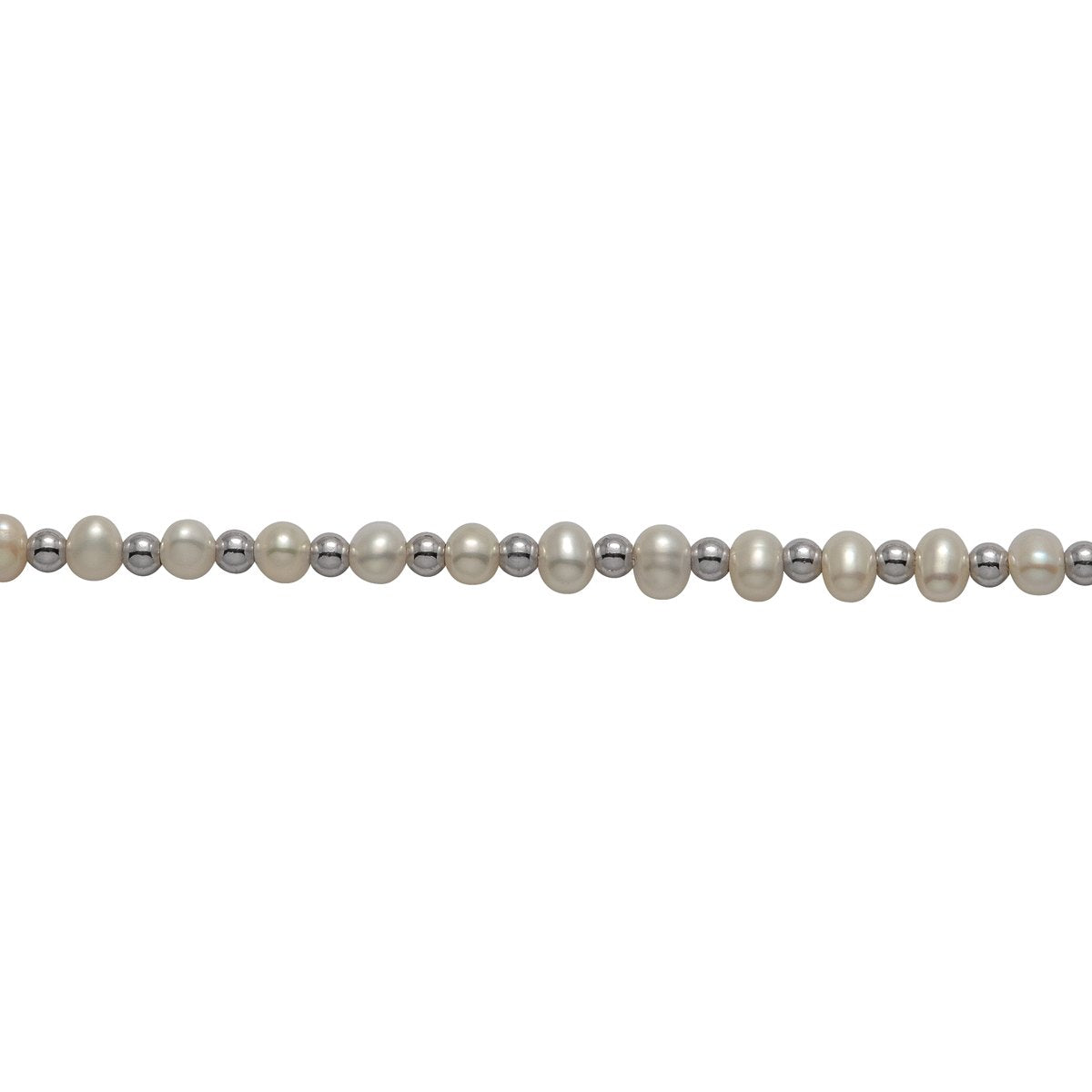 Silberarmband Zuchtperle