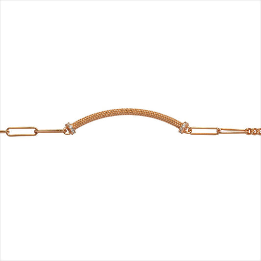Silberarmband rose