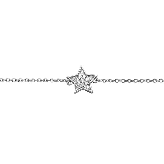 Silberarmband Stern