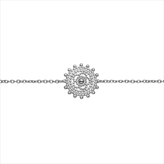 Silberarmband Sonne