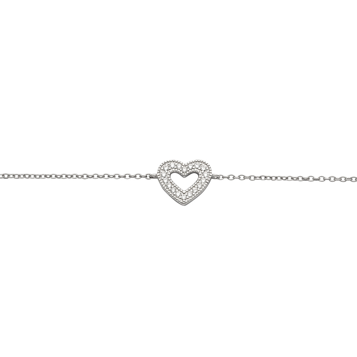 Auranto - Silberarmband Herz - CRYSTAL UNTERBERGER