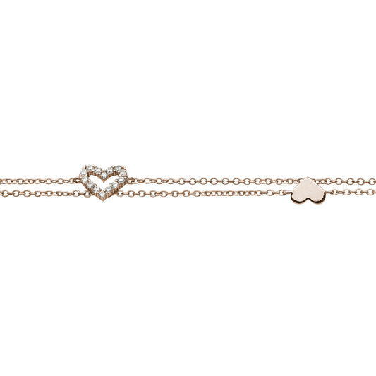 Auranto - Silberarmband rosé - CRYSTAL UNTERBERGER