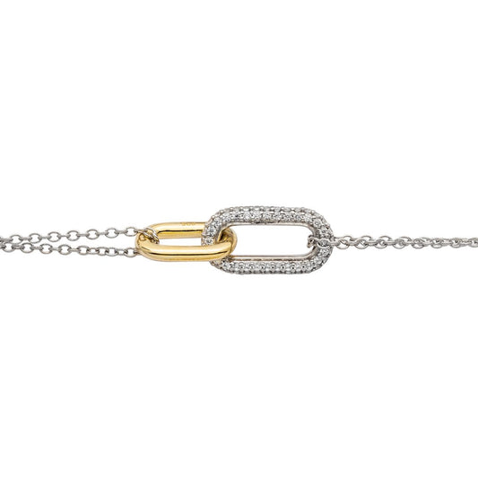 Silberarmband gold - CRYSTAL UNTERBERGER