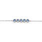 Silberarmband silber-blau - CRYSTAL UNTERBERGER