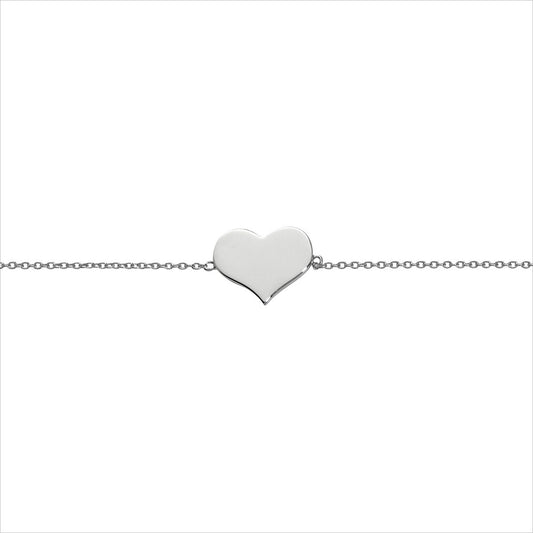 Silbercollier Herz - CRYSTAL UNTERBERGER