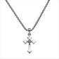 Silbercollier Kreuz - CRYSTAL UNTERBERGER