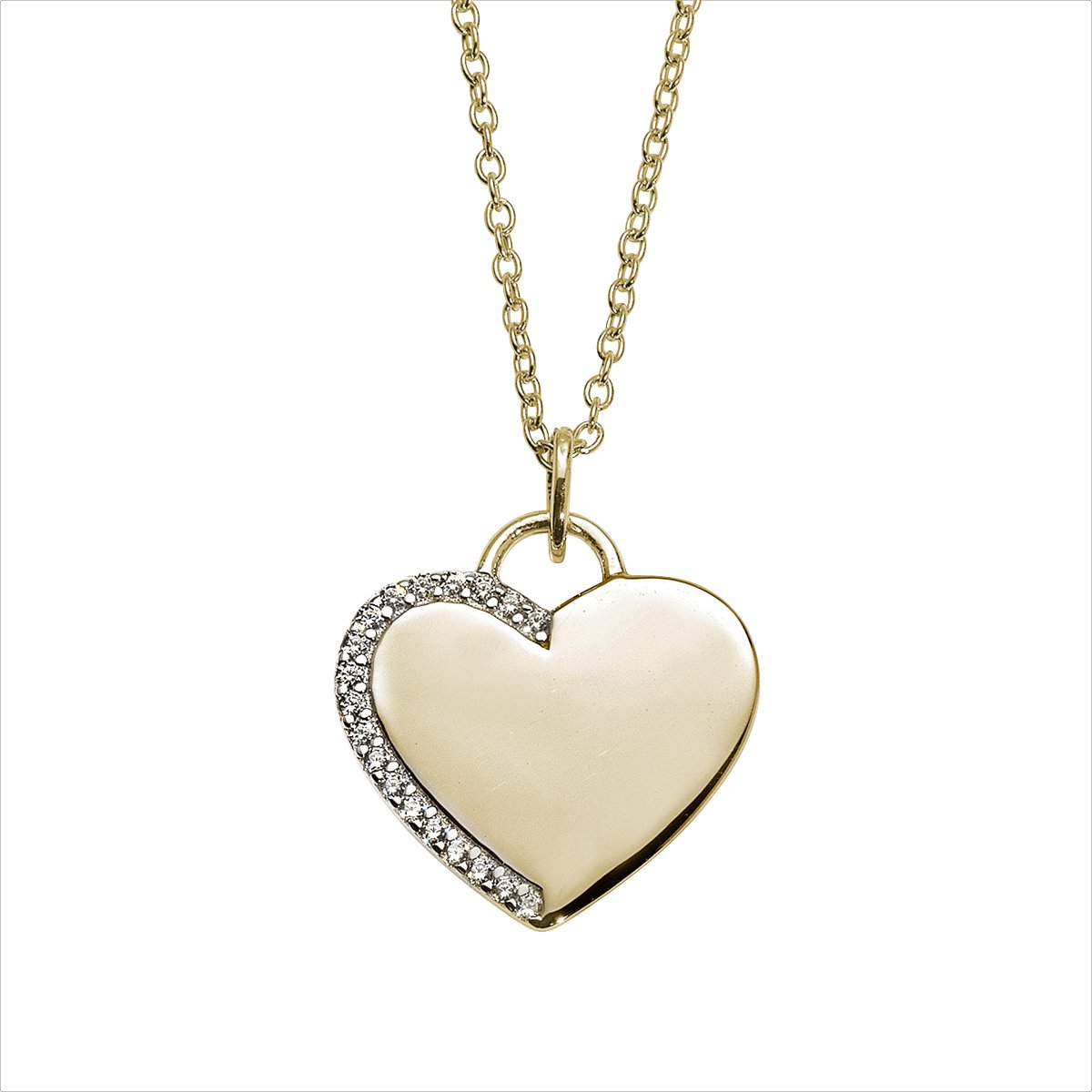 Auranto - Silbercollier Herz - CRYSTAL UNTERBERGER