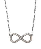 Silbercollier Infinity