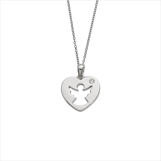 Silbercollier Engel