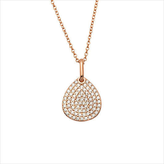 Silbercollier rose