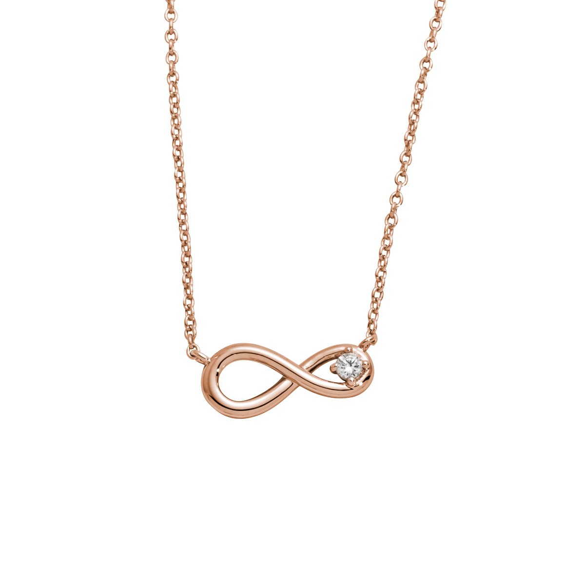 Auranto - Silbercollier Infinity - CRYSTAL UNTERBERGER