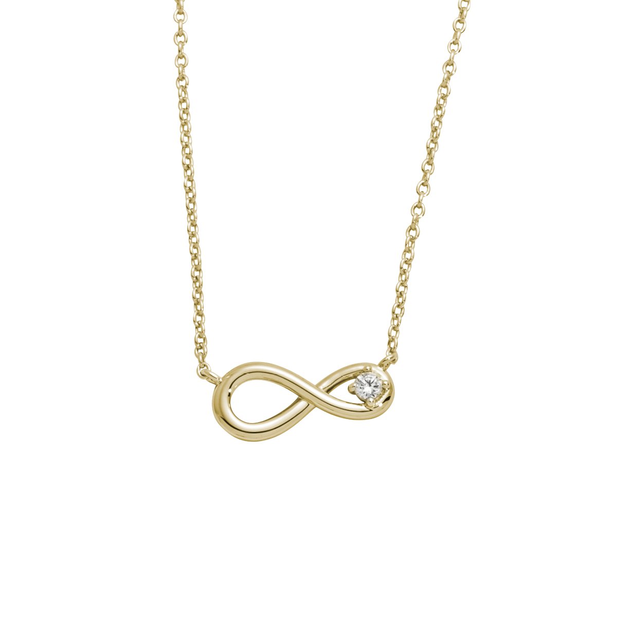 Auranto - Silbercollier Infinity - CRYSTAL UNTERBERGER