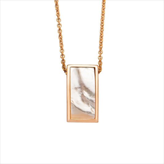 Silbercollier rose