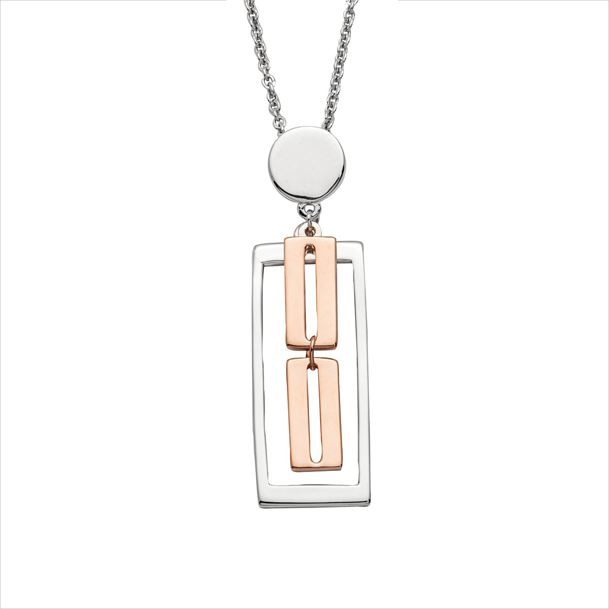 Silbercollier rose