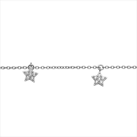 Silbercollier Stern