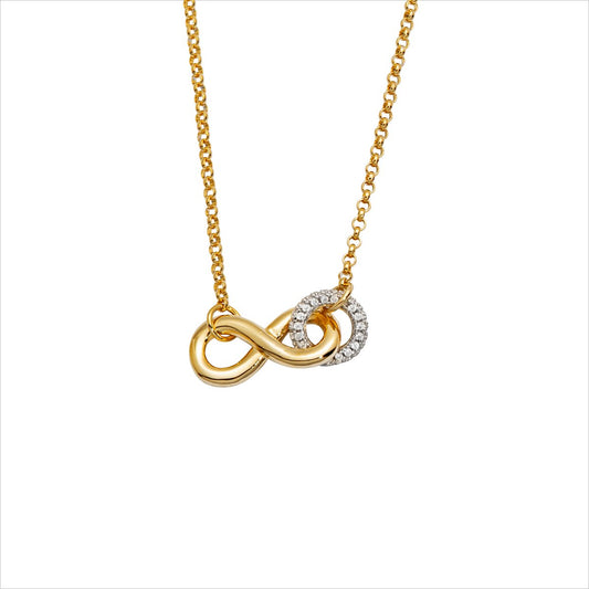 Silbercollier Infinity