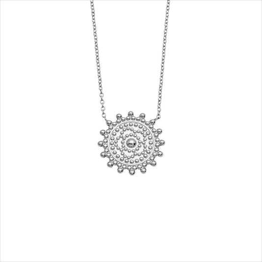 Silbercollier Sonne