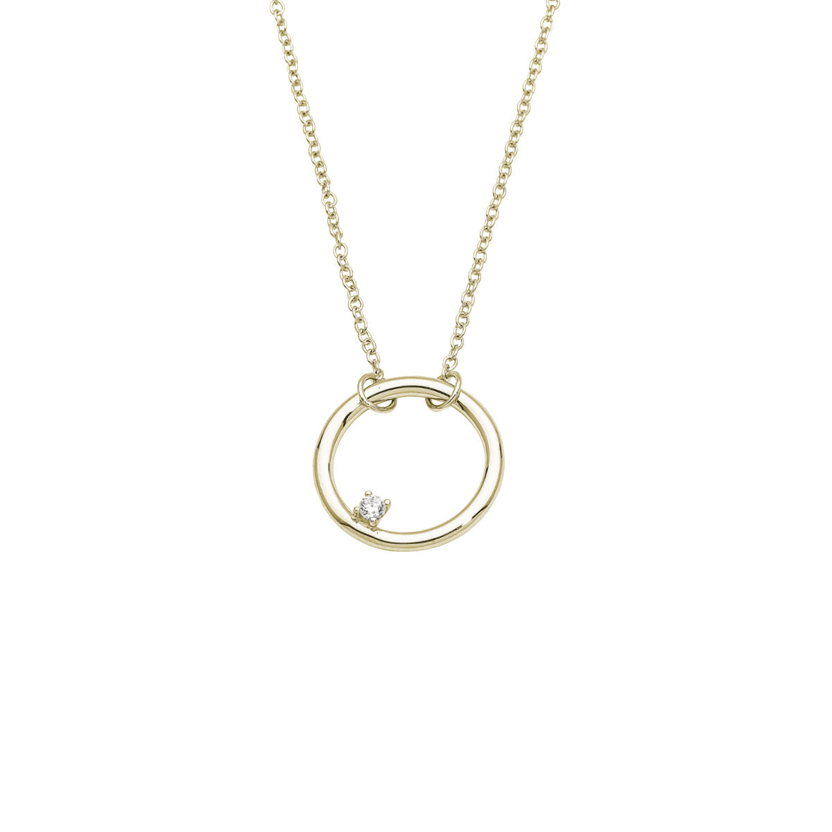 Auranto - Silbercollier gold - CRYSTAL UNTERBERGER